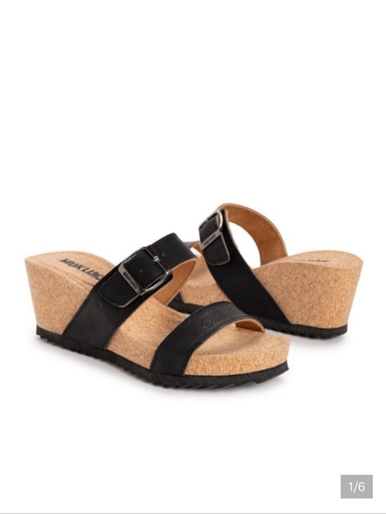 Muk Luks Shoes - MUK LUKS WOMEN'S WINONA WEDGE SANDALS SIZE 10 NIB